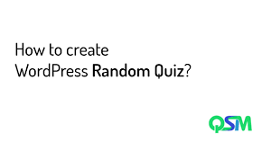 The more questions you get correct here, the more random knowledge you have is your brain big enough to g. How To Create Wordpress Random Quiz Qsm