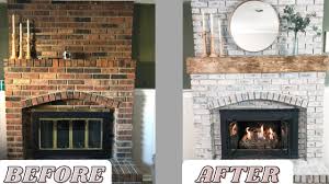 May 20, 2019 / comments off on diy whitewashed fireplace. How To Whitewash A Brick Fireplace Diy Mantle Youtube