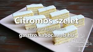 Citromos Szelet Recept Video Kaboca A Konyhaban Youtube