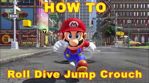 Super Mario Odyssey How To Roll Dive Jump Crouch Youtube