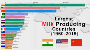 World S Largest Milk Producing Countries 1960 2019 Top 15 Milk Produci France 24 Country Worlds Largest