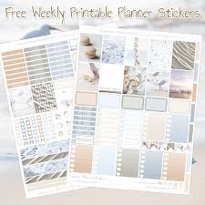 free printable planner stickers for erin condren recollections planner white summer daze planner onelove