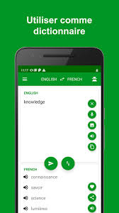 Pour traduire du français à l'latin, saisissez le texte dans la fenêtre supérieure d'édition et cliquez sur le. Traducteur Francais Anglais Libre Et Hors Ligne Pour Android Telechargez L Apk