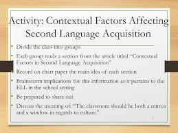 Stages Of Second Language Acquisition Ppt Video Online