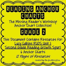 lucy calkins reading workshop anchor charts 2nd grade ruos unit 1