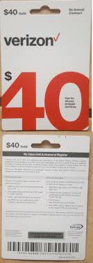 Phone And Data Cards 43308 40 Verizon Wireless Prepaid Refill Card Email Delivery Buy It Now Onl Verizon Wireless Travel Sim Card International Sim Card