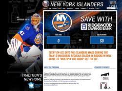Queens Bank Scores Hat Trick With New York Islanders And Two Local Charities New York Islanders Ny Saves Local Charity