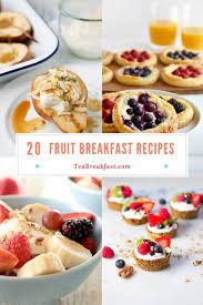 Fresh And Healthy Fruit Breakfast Recipes Fruit Recipes Fruit Recipes Healthy Breakfast Fruit Pizza Recipe