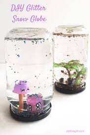Diy Glitter Snow Globe Globe Diy Diy Snow Globe Snow Globes