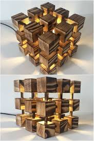 Wooden Rubik Cube Tischlampe Tischlampen Diese Molecular Rubik S Cube Lampe Beste Einrichtungsideen Tischlampen Aus Holz Lampen Aus Holz Tischlampen