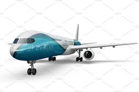 Jet Airplane Mockup Mockup Brochure Design Template Jet