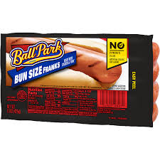 ball park clic hot dogs bun size