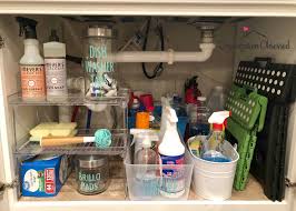 organize under the kitchen sink 3