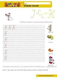 Prin alaturarea mai multor alfabetare se pot construi cuvinte si propozitii. K 007 Litere Mari De Mana Cursive Letters Alphabet Stories For Kids