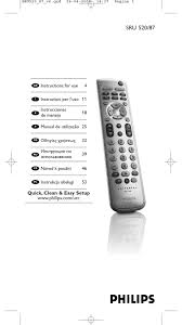 Noul serial oferit de pro tv aduce in casele tuturor romanilor simpaticele si amuzantele aventuri prin care trec doua familii complet diferite, care trebuie sa devina un singur neam unit in comedie! Philips Sru 520 87 Instructions For Use Manual Pdf Download Manualslib