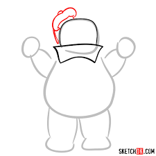 Some people do not like marshmallows improvements: How To Draw Stay Puft Marshmallow Man Ghostbusters Sketchok