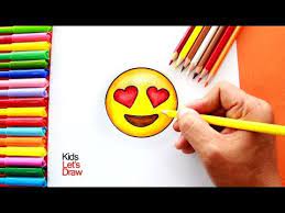 Como Dibujar Al Emoji Enamorado Con Ojos En Forma De Corazon Youtube Emojis de porcelana fria, paso a paso. como dibujar al emoji enamorado con ojos en forma de corazon