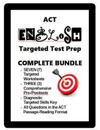 Act English Prep Bundle Targeted And Comprehensive Practice Reading Passages Sentence Structure Bundles
