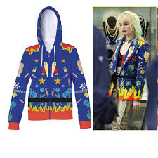 Harley Quinn Birds Of Prey Jacket Spencers Pin On Hoodies