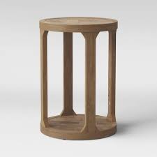 Fox round coffee table by 366 concept s c. Castalia Round Accent Table Natural Wood Threshold Target