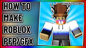How To Make Roblox Pfp Gfx Blender 2 9 Youtube