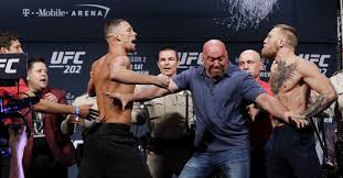 Conor comes late to press conferences so that reporters run out of questions for the other guys and when he comes he has his own mini press conference i really like mcgregor's energy but i have been a diaz bros fan since day 1. Dana White Shoots Down Conor Mcgregor Vs Nate Diaz Trilogy Talk Mma Fighting