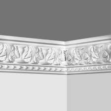 Ekena millwork cha02x01vi victorian chair rail, 2h x 1/2p x 94 1/2l, primed: Polyurethane Acanthus Leaf Victorian Chair Rail For Wainscoting