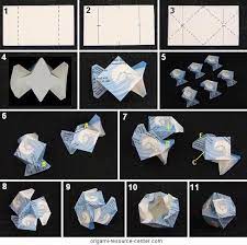 Lay the paper flat out in front of you. Business Card Origami Cuboctahedron Origami Paper Art Modular Origami Origami