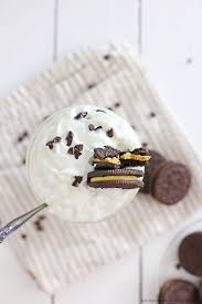 Pour cream cheese mixture into a prepared oreo or chocolate pie shell; Java Chip Cheesecake Parfait Kitchen Fun With My 3 Sons