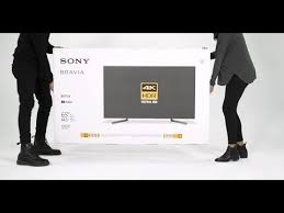 sony bravia unboxing the x90f xf90 series youtube