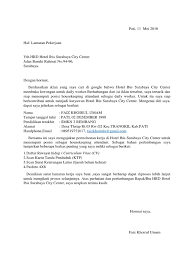 Contoh surat lamaran kerja umum, bank, karyawan, alfamart, pt, sekolahan, formal, fresh graduate, bahasa inggris, via email, tulis tangan, simple surat ini dibutuhkan guna melamar pekerjaan baru untuk kamu yang lulus kuliah, pindah kerja, cari suasana baru maupun fresh graduate. Contoh Surat Lamaran Kerja Daily Worker Di Hotel Contoh Lif Co Id