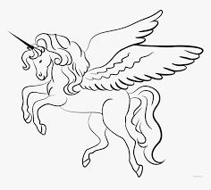 There are different ways to depict a unicorn, so this article has a traditional version, a cartoon version, and a cute version. Clipartblack Com Animal Free Unicorn With Wings Drawing Hd Png Download Transparent Png Image Pngitem