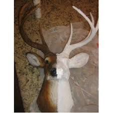 Fake Deer Head For Sale On Amazon At 49 Paint White Like In This User Image Deer Head Decor Faux Deer Head Deer Head Taxidermy 101 has 13 new taxidermy how to dvds teaching how to do taxidermy from home.