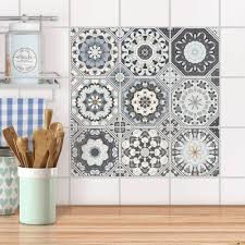 Fliesensticker Klebefliesen Fliesenfolie Kuche Bad Grey Patternstyle Ebay Klebefliesen Fliesenaufkleber Fliesenfolie