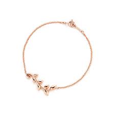 Paloma Picasso Olive Leaf Vine Bracelet In 18k Rose Gold Gold Bracelet For Women Paloma Picasso Jewelry Jewelry