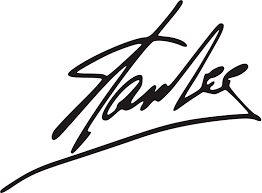 Signature Of Stan Lee Stan Lee Wikipedia A Enciclopedia Livre Stan Lee Lee