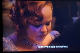 Mary's reaction to the new Marquess of Hexham announcement