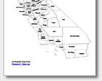 Image of California map with district outlines