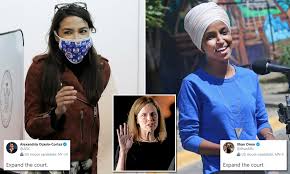 AOC says 'expand the court' just moments after ACB was confirmed | Daily  Mail Online