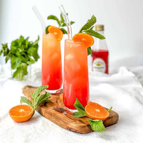 Skyline Sunrise mocktail at The Skyline Central Jorhat