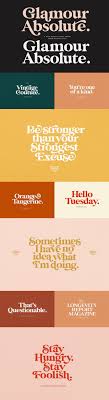 Inspired by fifties diners, chalkboard signs, calligraphy, and stamped lettering, vintage fonts add a warm, nostalgic feel to invitations, posters, and flyers. Glamour Absolute Vintage Font By Nicky Laatz Vintage Fonts Typeface Design Serif Logo