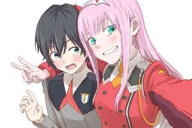 Não pilotar um franxx é o mesmo que deixar de existir. Sign In Menina Anime Personagens De Anime Casal Anime