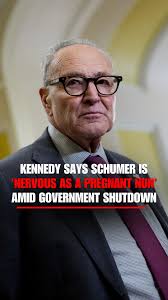 NEW: Sen. Kennedy slams Sen. Schumer for the "political shutdown" that he  and the Democrats have caused, alleging the longtime senator is afraid of  potentially losing his seat to Rep. Alexandria Ocasio-Cortez. "