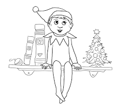 The elf on the shelf bookcase , fondos transparent background png clipart. 46 Elf On The Shelf Coloring Pictures Image Inspirations Slavyanka