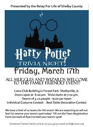 Read on for some hilarious trivia questions that will make your brain and your funny bone work overtime. Harry Potter Trivia Night Myradiolink Com