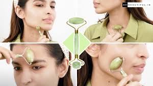 Simply roll or scrape (depending on the tool you're using) up and down either side of your neck a few times in a row, starting at the side of the jaw and ending at the collarbone. How To Use A Jade Roller Everything You Need To Know About Jade Rollers Skincare Be Beautiful Youtube