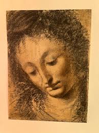 Head of a Woman by Leonardo Da Vinci , Made in France