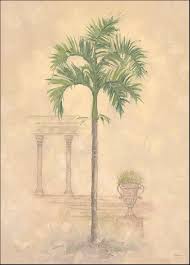 DEBLAK42565 Palm With Architecture 1, by Debra Lake, available in multiple  sizes