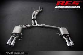Car Parts Res Racing For Audi Q5 3 0t Car Exhaust Systems Stainless Steel Exhaust Catback Audi Q5 Car Parts Audi