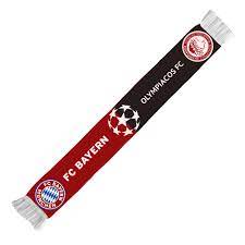 Olympiacos football club, also known simply as olympiacos, olympiacos piraeus or with its full name as olympiacos c.f.p. Ucl Scarf Fcb Olympiakos Piraus Official Fc Bayern Munich Store